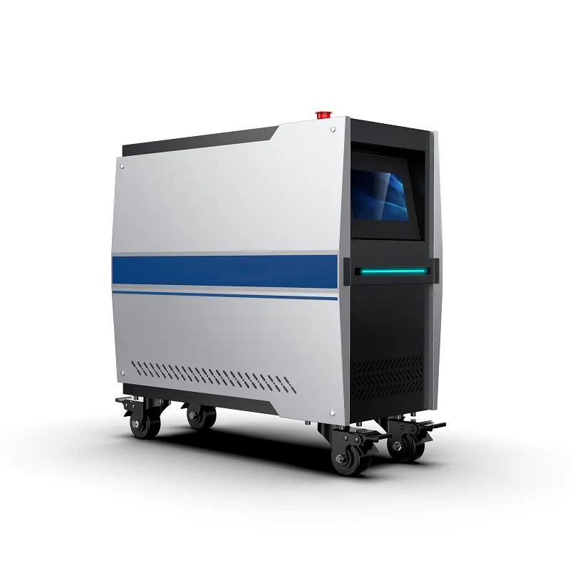 3 dans une machine de soudage laser